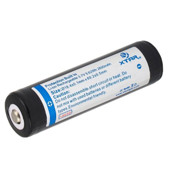 Rechargeable Battery 18650 for Nova Light 720R, 850R, Mini 600,650F, 650S