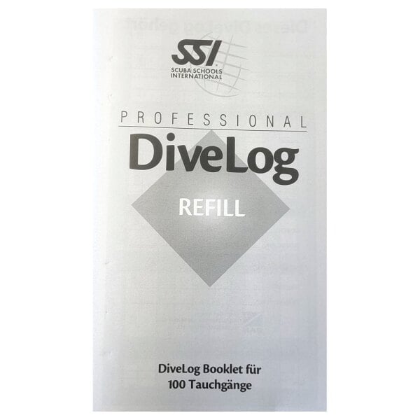 Log book Dive Professional Refill 100 dives