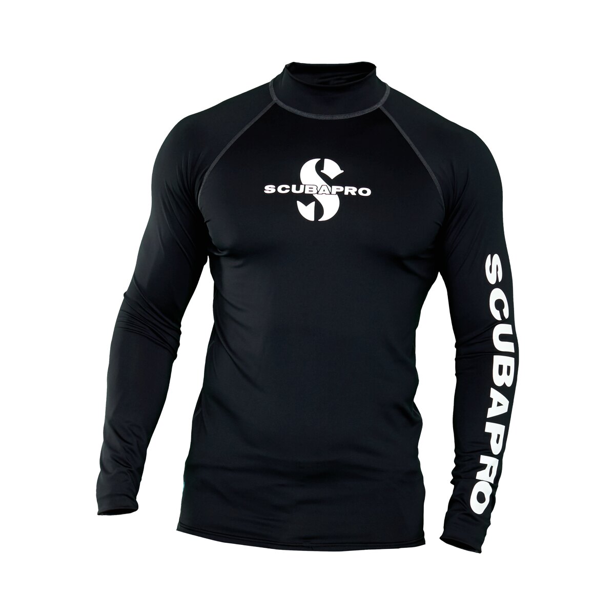 Scubapro UPF 50 Swim Rashguard Shirt Herren Schwarz 