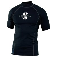 Black T-FLEX short sleeve men UPF80 size S