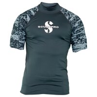 Graphite Rash Guard short sleeve men UPF50 size XL