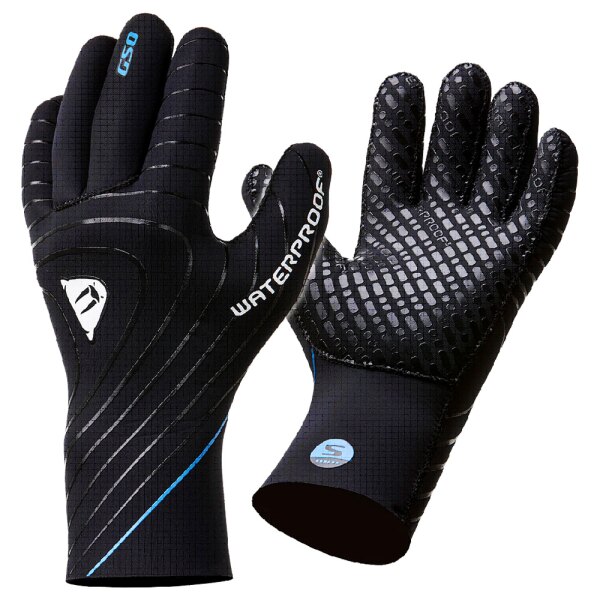 G50 Gloves 5mm Handschuhe, 5 Finger Farbe schwarz Größe XS