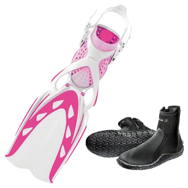 X-Stream with Scubapro Delta Boots 5mm pink XS L (42)