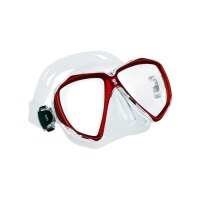 Spectra diving mask colour metallic blue metallic red red