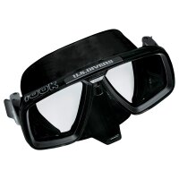 Look diving mask with Air Dry snorkel black / black lime