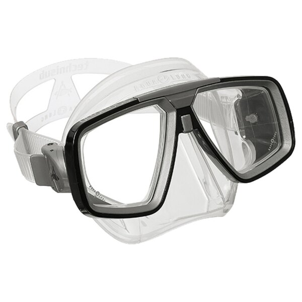 Look diving mask with Air Dry snorkel black / clear silver
