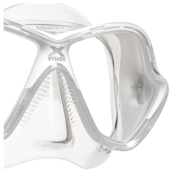 Taucherbrille Rot Mares X-VU Stylish und bequem Tauchermaske 