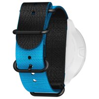 Dive 2 Zulu-textile wrist band  24 mm L colour blue/black