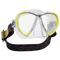 Synergy Twin with comfort strap colour yellow-silver / clear