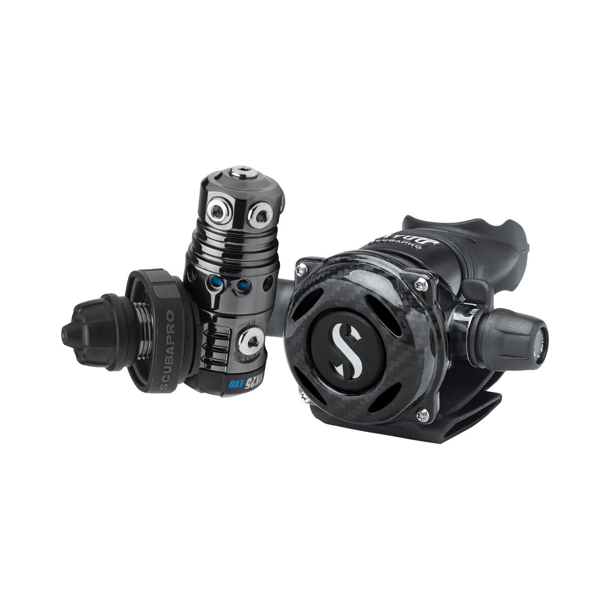 Scubapro MK19 Evo Din300/G260 Carbon Black Tech Dive Regulator System 