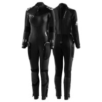 W7 5mm fullsuit women front view and back view