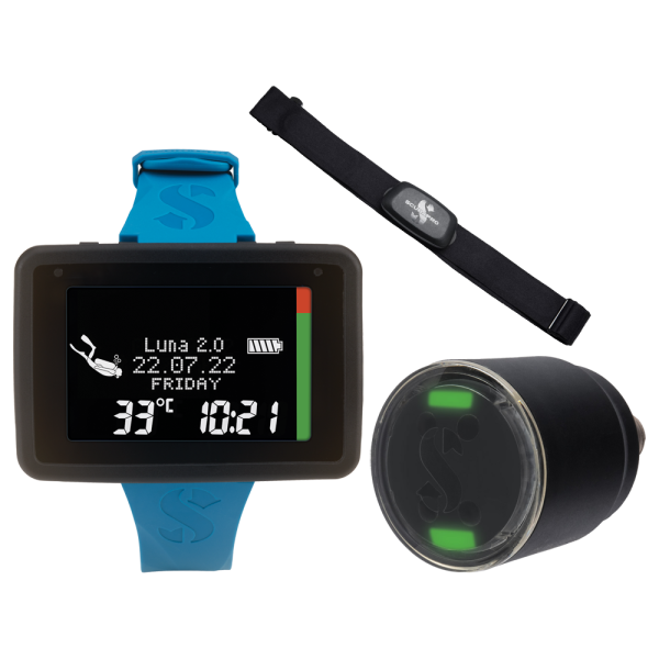 Luna 2.0 AI with Smart+ Pro transmitter and HR chest strap