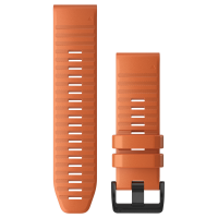 QUICKFIT®-Watchstrap 26mm Material Silicone colour glow orange