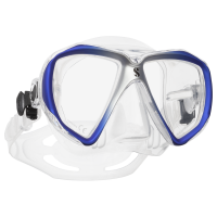 Spectra Diving Mask shadow blue front view