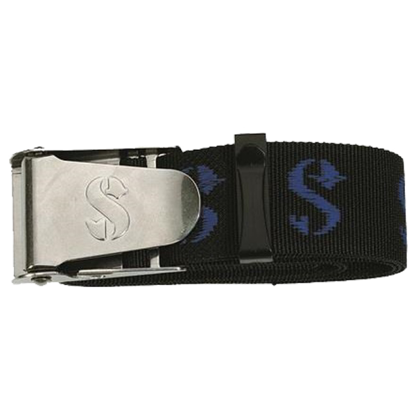 Weight belt with Inox-buckle colour black