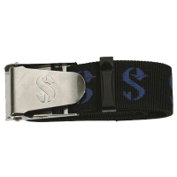 Weight belt with Inox-buckle colour black